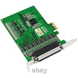 PCIE to RS232 8 Ports Serial Card High Speed DR62 Adapter Com DB9 Connector 4U