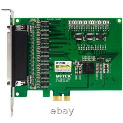 PCIE to RS232 8 Ports Serial Card High Speed DR62 Adapter Com DB9 Connector 4U