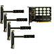 Pci-e 4.0 4x4 To M. 2 4-bays Expansion Card With M. 2 To Pcie X16 Adapter Cable