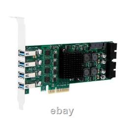PCI-E Desktop Adapter Card PCI for to 8 USB 3.0 Ports with 19-Pin for Ca