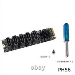 PCI-E Express 4.0 X16 M. 2 NVME RAID Array Expansion to 20port SSD adapter Card