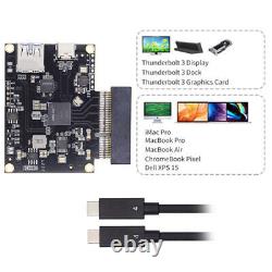 PCI-E to USB4 Card Type-C USB4.0 PCI Express SSD Card 4x Converter with Cable