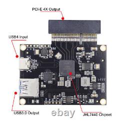 PCI-E to USB4 Card Type-C USB4.0 PCI Express SSD Card 4x Converter with Cable