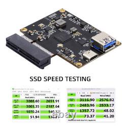 PCI-E to USB4 Card Type-C USB4.0 PCI Express SSD Card 4x Converter with Cable
