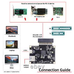 PCI-E to USB4 Card Type-C USB4.0 PCI Express SSD Card 4x Converter with Cable