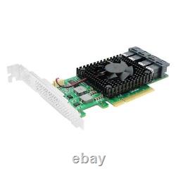 PCI Express 3.0 x8 to 4 x U. 2 (SFF-8643) NVMe SSD Adapter Card