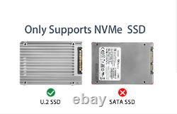 PCI Express 3.0 x8 to 4 x U. 2 (SFF-8643) NVMe SSD Adapter Card