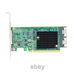 PCI Express 4.0 x16 to Two SlimSAS SFF-8654 8i Retimer Adapter-LRNV9F24