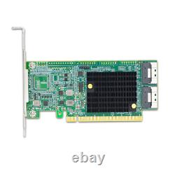 PCI Express 4.0 x16 to Two SlimSAS SFF-8654 8i Retimer Adapter-RTC PE4165-4I
