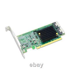 PCI Express 4.0 x16 to Two SlimSAS SFF-8654 8i Retimer Adapter-RTC PE4165-4I
