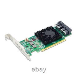 PCIe3.0 x16 to 4 x U. 2 NVMe SSD switch Adapter with PLX8747 controller