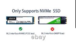 PCIe 3.0 X 8 to 2 Port M. 2 NVMe SSD Adapter Card Support 22110mm M. 2 SSD with Lo