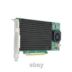 PCIe 3.0 x16 to 4 xM. 2 NVMe SSD Adapter Card with heatsink