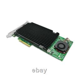 PCIe 3.0 x8 to 4 xM. 2 SSD NVMe Switch Adapter Switch Card with heatsink