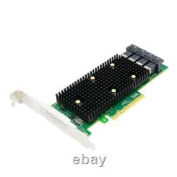 PCIe 3.1 x8 to 16 Port SAS/SATA/NVMe HBA Expansion Card