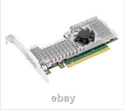 PCIe 4.0 x16 to 4-port built-in 8654 8I NVMe switch adapter