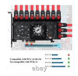 PCIe SATA Card 24 Port, 6Gbps SATA 3.0 PCIe Card
