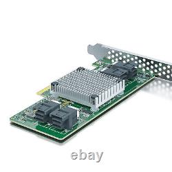 PCIe Switch Adapter for U. 2 SSD, with PEX Controller, PCIe X8 to 4 SAS SFF-8643