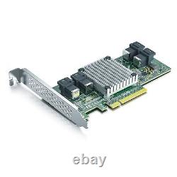 PCIe Switch Adapter for U. 2 SSD, with PEX Controller, PCIe X8 to 4 SAS SFF-8643