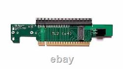 PCIe gen4 Bifurcation Riser Card x8xM. 2xM. 2 low Profile Adapter