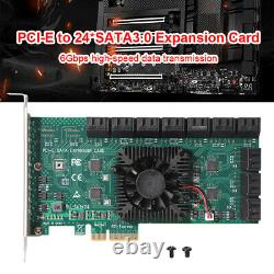 PCIe to SATA 3.0 24/ 20/ 16/ 12/ 10 Port Expansion Card Controller Card Adapter