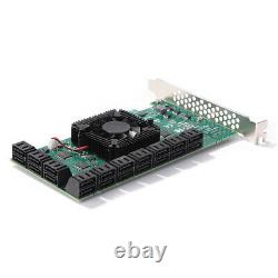 PCIe to SATA 3.0 24/ 20/ 16/ 12/ 10 Port Expansion Card Controller Card Adapter