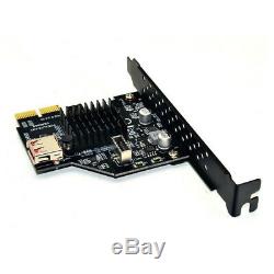 PCIe to USB 3.1 Type E Front Panel Socket Adapter Card Express for Motherboard