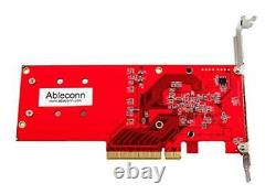 PEXM2-130 Dual M. 2 PCIe NVMe SSD Adapter Card PCI Express 3.0 x8 / x16 Supp