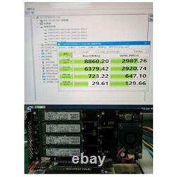 PLX8747 Control PCIe X16 to 4x NVMe SSD Expansion Adapter Card for PC Storage