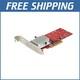 Premium Dual M. 2 Pcie Adapter Card Vented For Optimal Cooling Performance