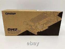 Qnap Dual M. 2 PCI-E4x4 NVMe SSD Card QM2-2P-244A? NEW! Open Box