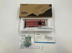 Qnap Dual M. 2 PCI-E4x4 NVMe SSD Card QM2-2P-244A? NEW! Open Box