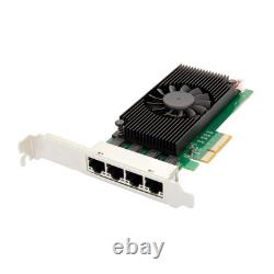 Quad 2.5 Gigabit Ethernet PCI-E Network Expansion Card RJ45 LAN Adapter Low P