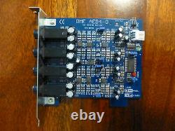 RME HDSP 9652 withexpansion board, hard to find AEB4-I AEB4-O cards, PCIe adapter