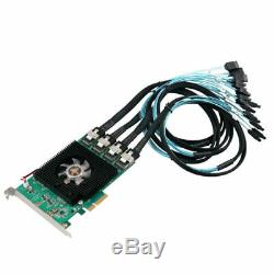 SATA PCIe Adapter 16 ports SATA 3 to PCIe PCI-e expansion Converter Card double