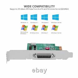 SIIG DP Cyber Serial 4S PCIe Adapter Card Add 4X RS-232 (16550 UART)