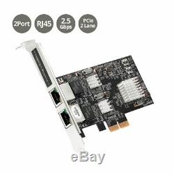 SIIG Dual 2.5G 4-Speed Multi-Gigabit Ethernet PCIe Adapter Card (LB-GE0711-S1)