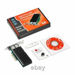 SIIG Dual Port 10G Ethernet Network PCI Express Add-On Card Adapter