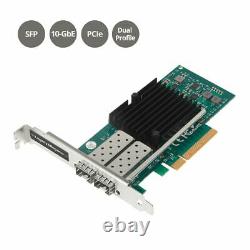 SIIG Dual Port 10G SFP+ Ethernet Network PCI Express Add-On Card Adapter