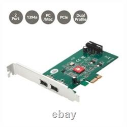 SIIG FireWire NN-E20211-S1 Dual profile PCI Express FireWire 400 adapter work