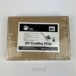 SIIG NN-E20022-S1 Dual Profile 3-Port FireWire PCI Express Adapter Card Sealed