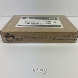 SIIG NN-E20022-S1 Dual Profile 3-Port FireWire PCI Express Adapter Card Sealed