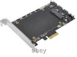 SIIG PCI SATA 6Gbps 3i+1 SSD Hybrid PCIe Card Adapter, PCIe 2.0, TRIM, HyperDuo