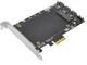 Siig Pci Sata 6gbps 3i+1 Ssd Hybrid Pcie Card Adapter, Pcie 2.0, Trim, Hyperduo