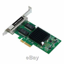 SIIG Quad-Port Gigabit Ethernet PCIe 4-Lane Card I350-T4 Adapter, LB-GE0114-S1