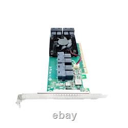 Shinreal PCI Express x16 to 8 U. 2 SFF-8643 NVMe SSD Adapter Card 8749-8i