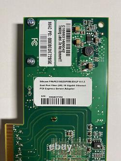 Silicom Dual-Port Fiber (SR) 10 gb eth PCI Server Adapter PN PE210G2SPI9B-XR-LP