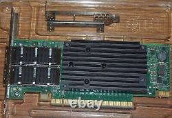 Solarflare Flareon Ultra SFN8542-PLUS Dual QSFP+ 40GbE PCI-E Server NIC 2 Brckts