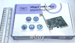 Sonnet Allegro USB-C PCIe Dual Port SuperSpeed+ USB 3.1 Gen 2 Adapter Card NIB