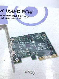 Sonnet Allegro USB-C PCIe Dual Port SuperSpeed+ USB 3.1 Gen 2 Adapter Card NIB